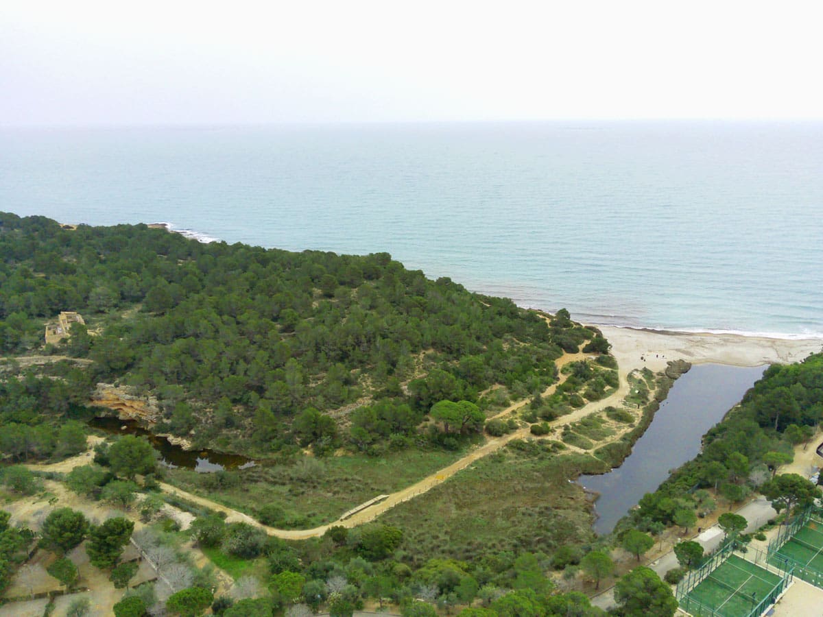Dron Llacuna de Santes Creus